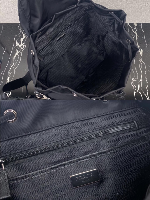 Pra*a re-nylon medium backpack-32-15-30cm