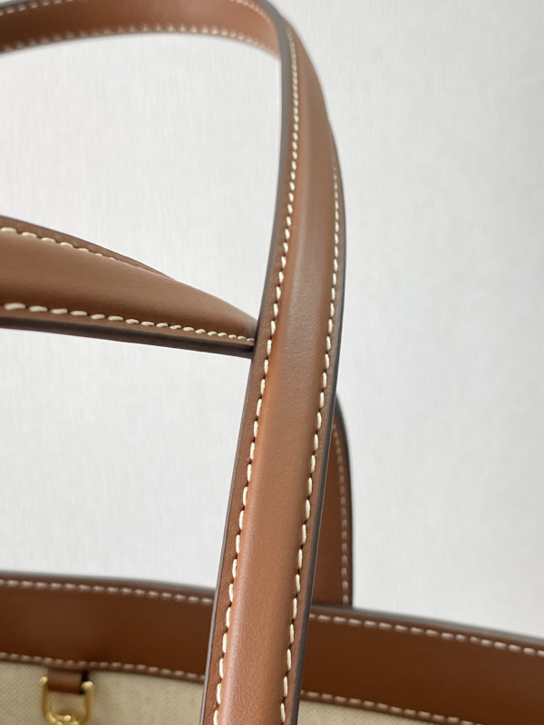 B**rry medium monogram motif leather tote