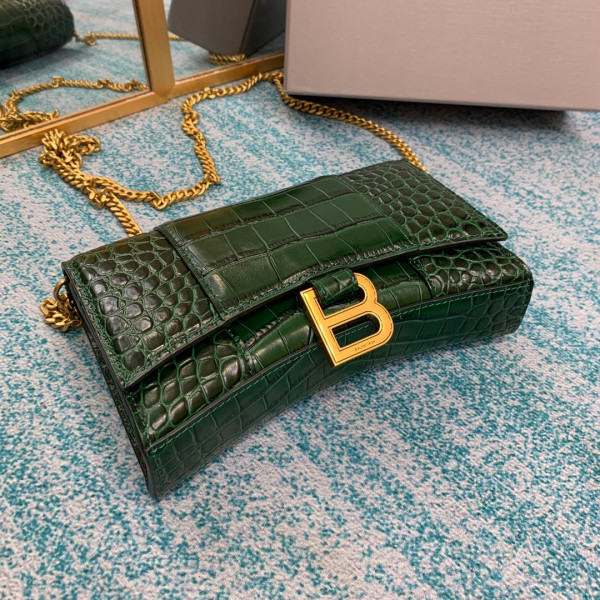 Ba*len*cia*ga  hourglass chain bag
