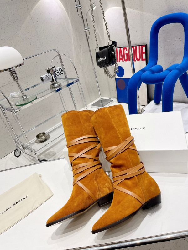 ISABEL MARANT Siane suede knee-high boots