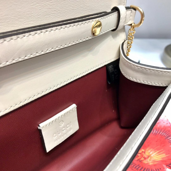 G*u*i zumi smooth leather mini shoulder bag