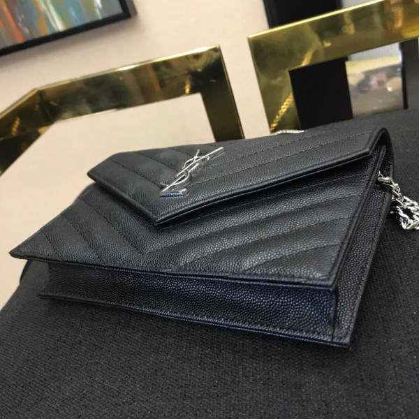 Y*L cassandre matelassÉ chain wallet