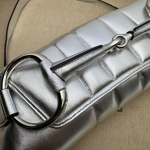 G*u*i horsebit chain big shoulder bag