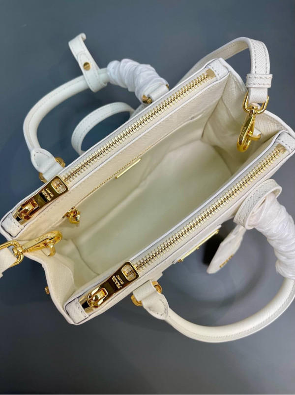 Pra*a galleria saffiano leather mini-bag