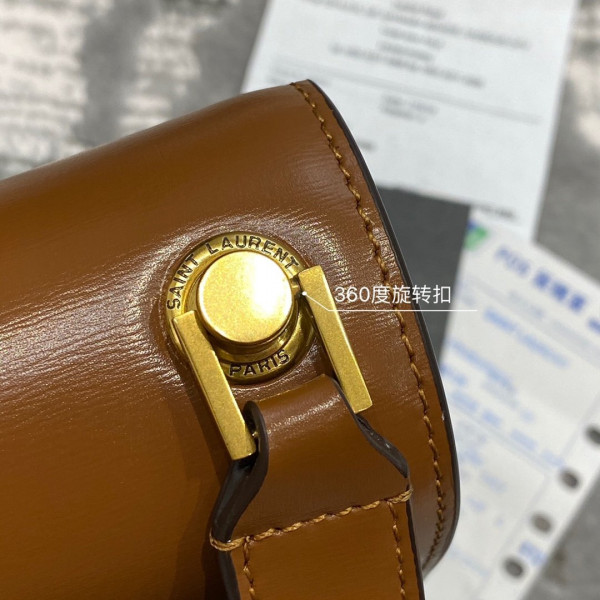 Y*L loulou carre satchel in smooth leather